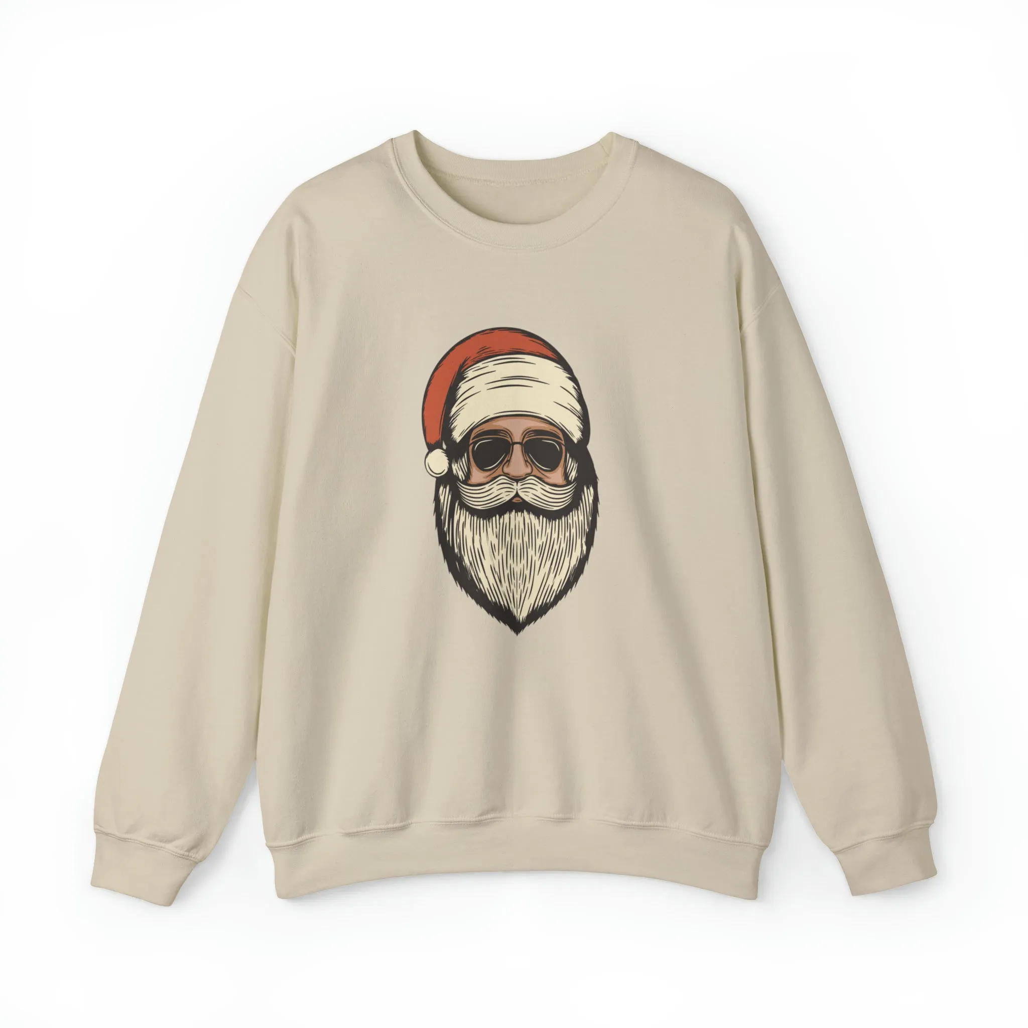 Red Retro Santa Shirt, Christmas Sweatshirt, Women Christmas Santa Shirts, Cute Vintage Santa Shirt, Classic Christmas Shirt, Christmas
