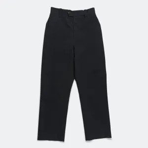 Relaxed Trouser - Cotton Wool Plainweave Black