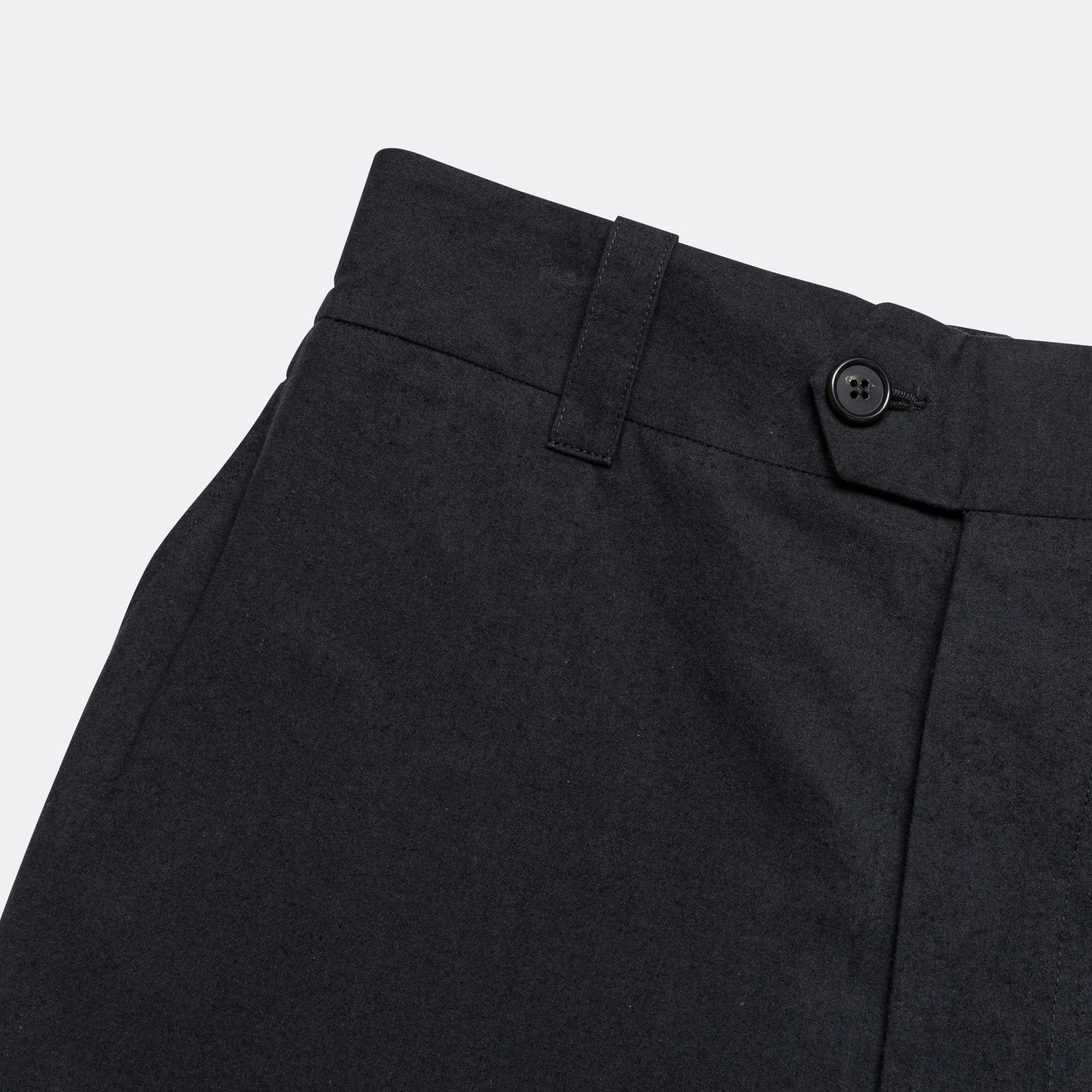 Relaxed Trouser - Cotton Wool Plainweave Black