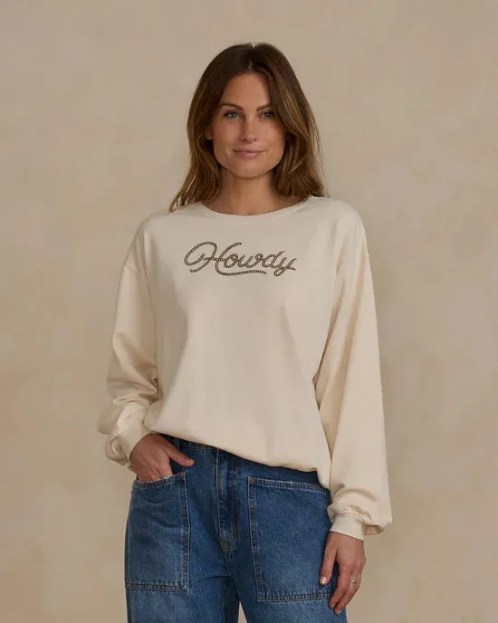 Rylee   Cru ladies oversized sweatshirt