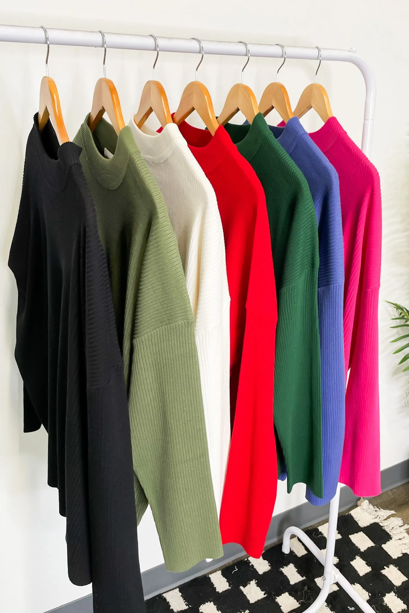 Soft Focus Mock Neck Sweater - FINAL SALE
