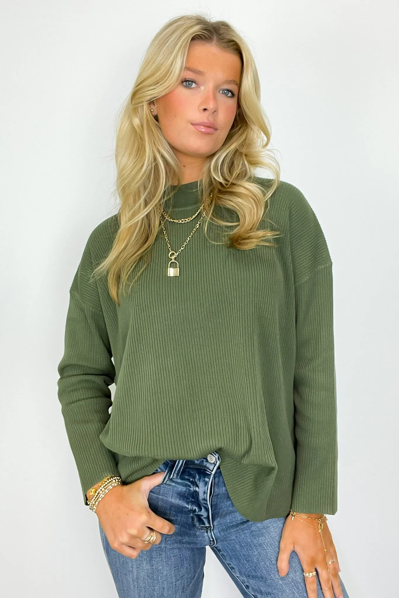 Soft Focus Mock Neck Sweater - FINAL SALE