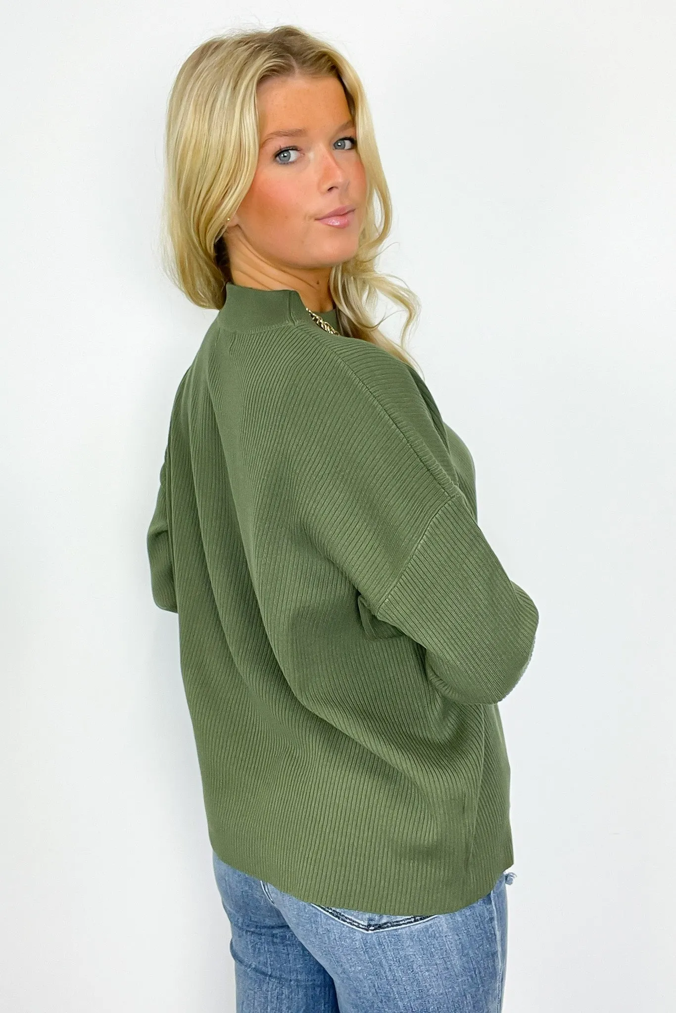 Soft Focus Mock Neck Sweater - FINAL SALE