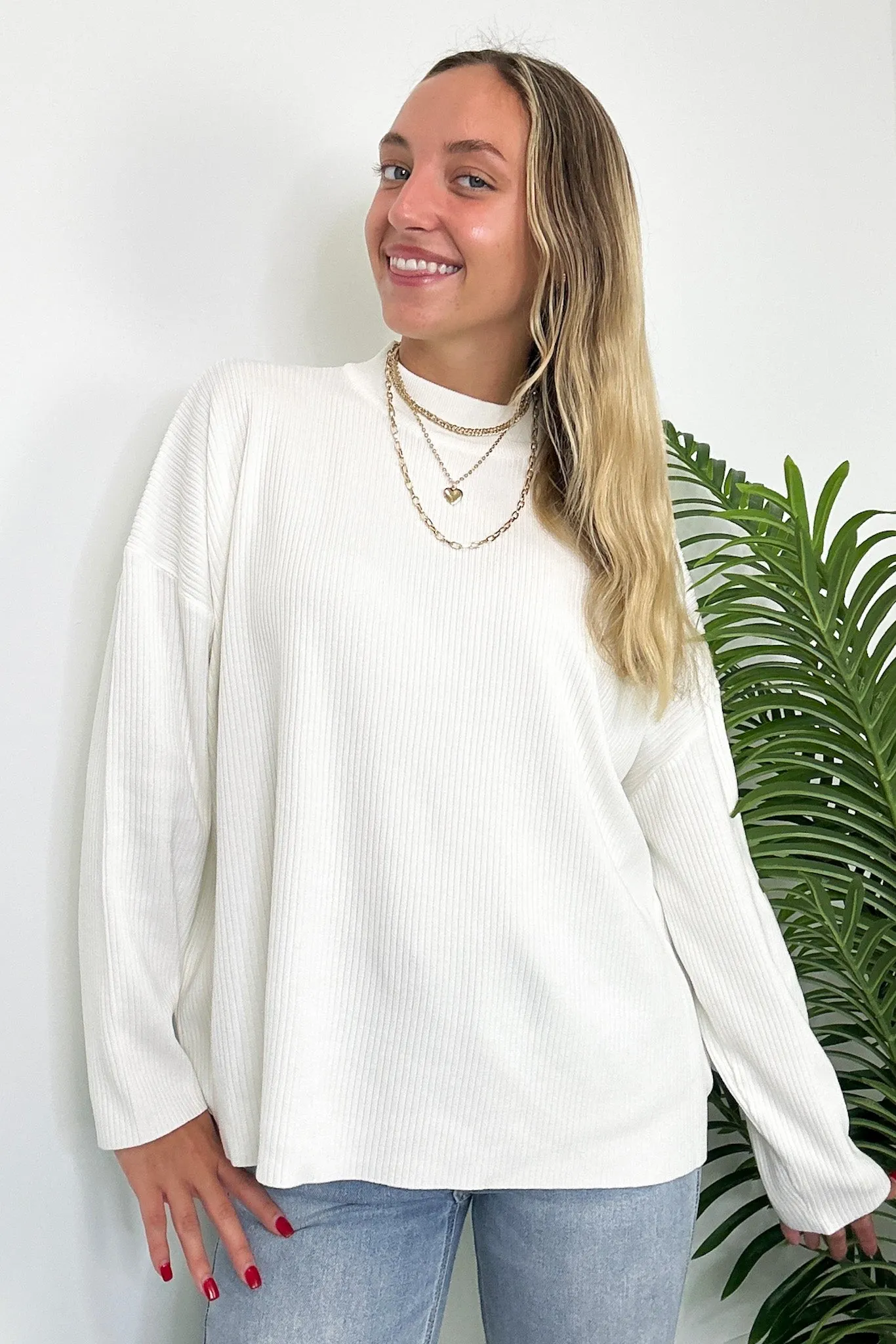 Soft Focus Mock Neck Sweater - FINAL SALE