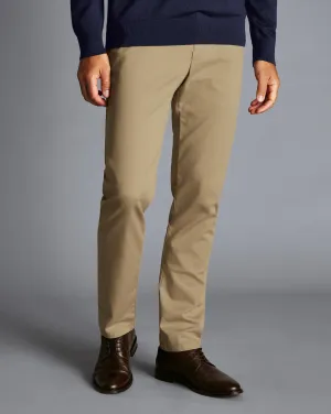 Tan Slim Fit Ultimate Non-Iron Chino