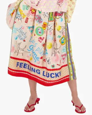 VANESSA MIDI SKIRT IN LUCKY ME