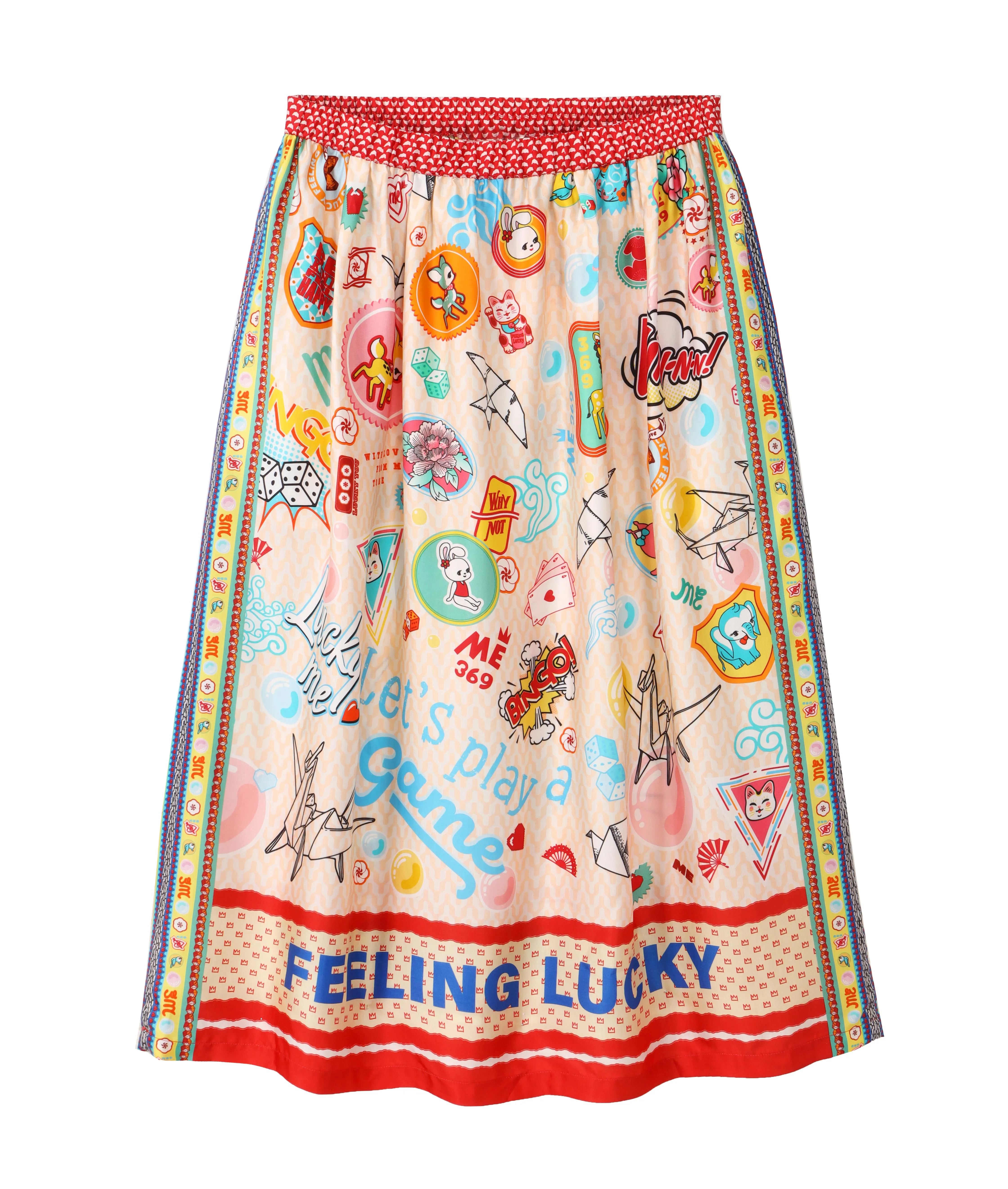 VANESSA MIDI SKIRT IN LUCKY ME
