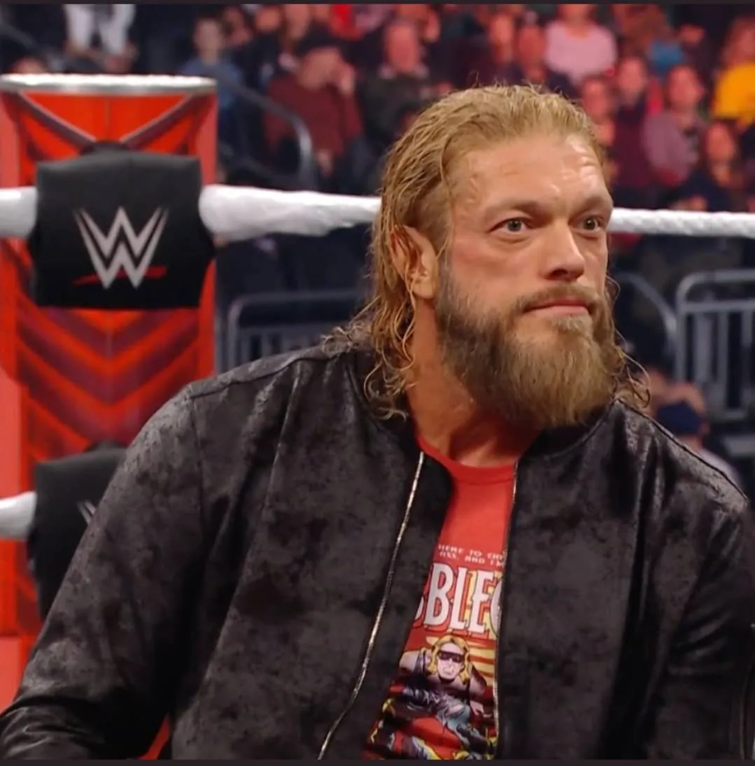 WWE Edge Returns Monday Night RAW 2022 Stylish Leather Jacket by TJS