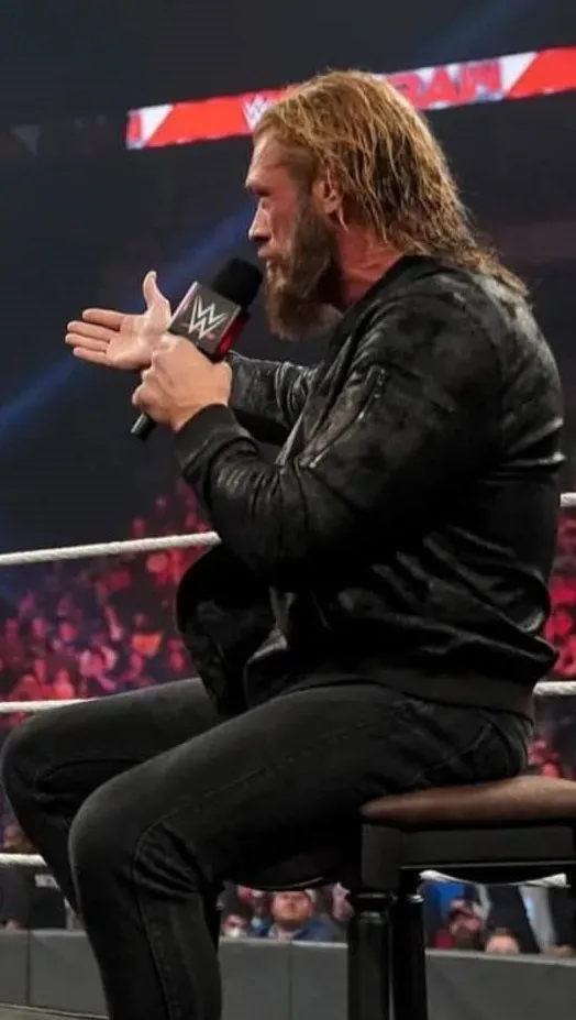 WWE Edge Returns Monday Night RAW 2022 Stylish Leather Jacket by TJS